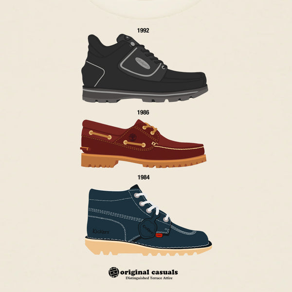 Terrace Classics Timeline - Raw T-shirt