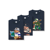 Mr Swagger Triple - Navy T-Shirt Bundle