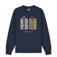 9AM vs 3PM - Navy Sweatshirt