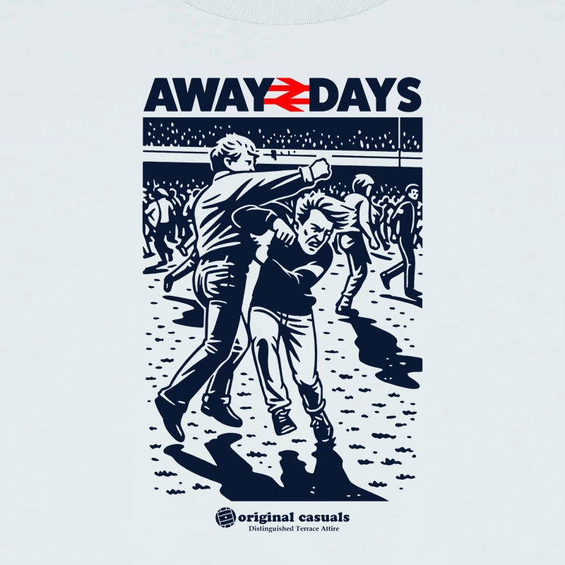 Away Days Fight - Ice Blue T-shirt
