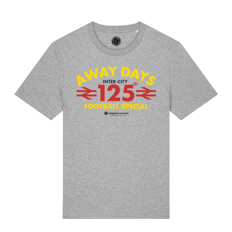 Away Days Text - Grey T-shirt