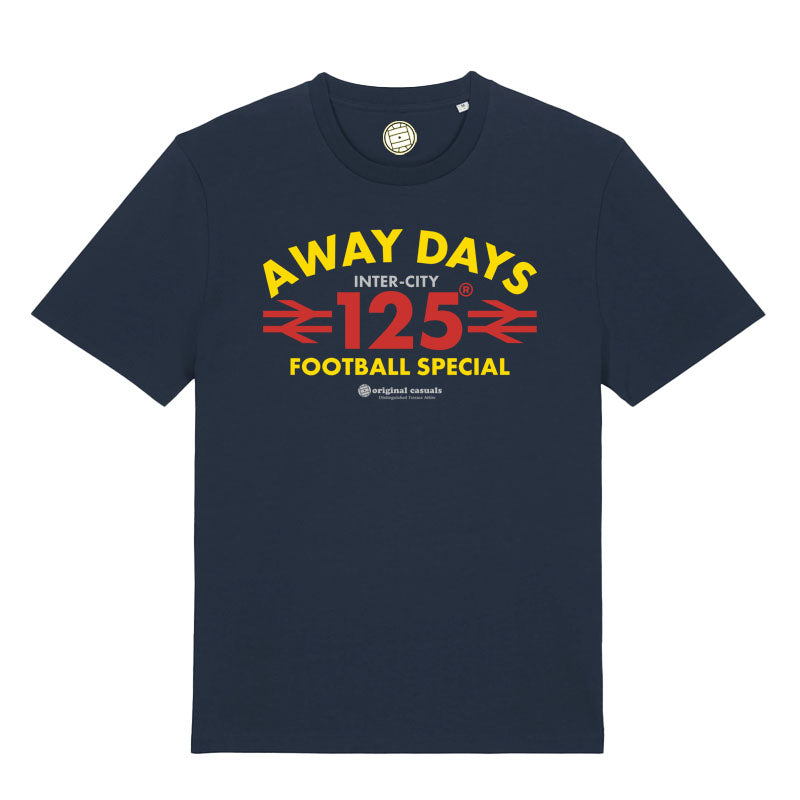 Away Days Text - Navy T-shirt