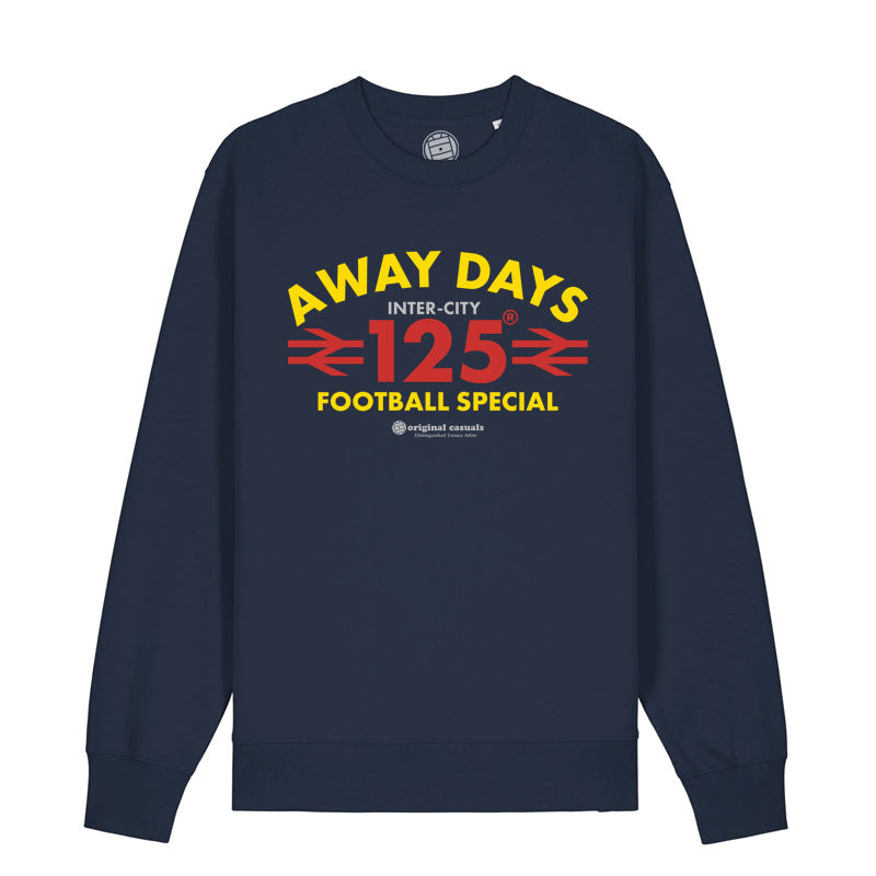 Away Days Text - Navy Sweatshirt
