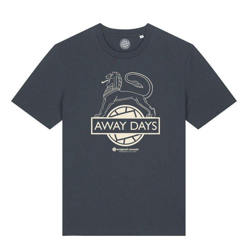 Away Days Lion - Indian Ink T-shirt