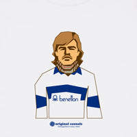 Ben Casual Blue - White T-shirt