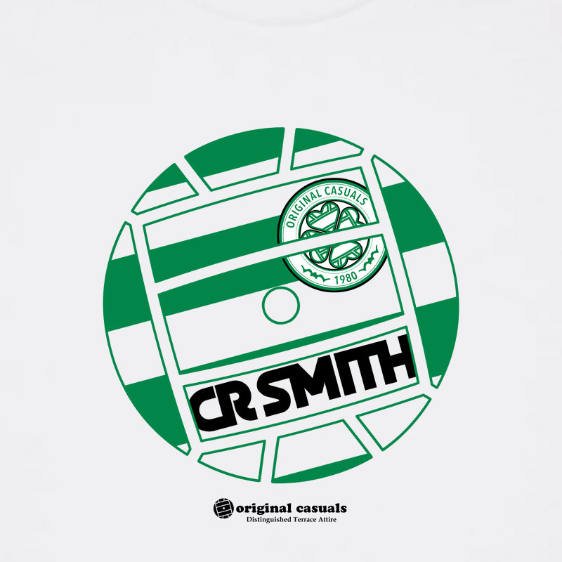 Get Stripped - The Hoops - White T-shirt