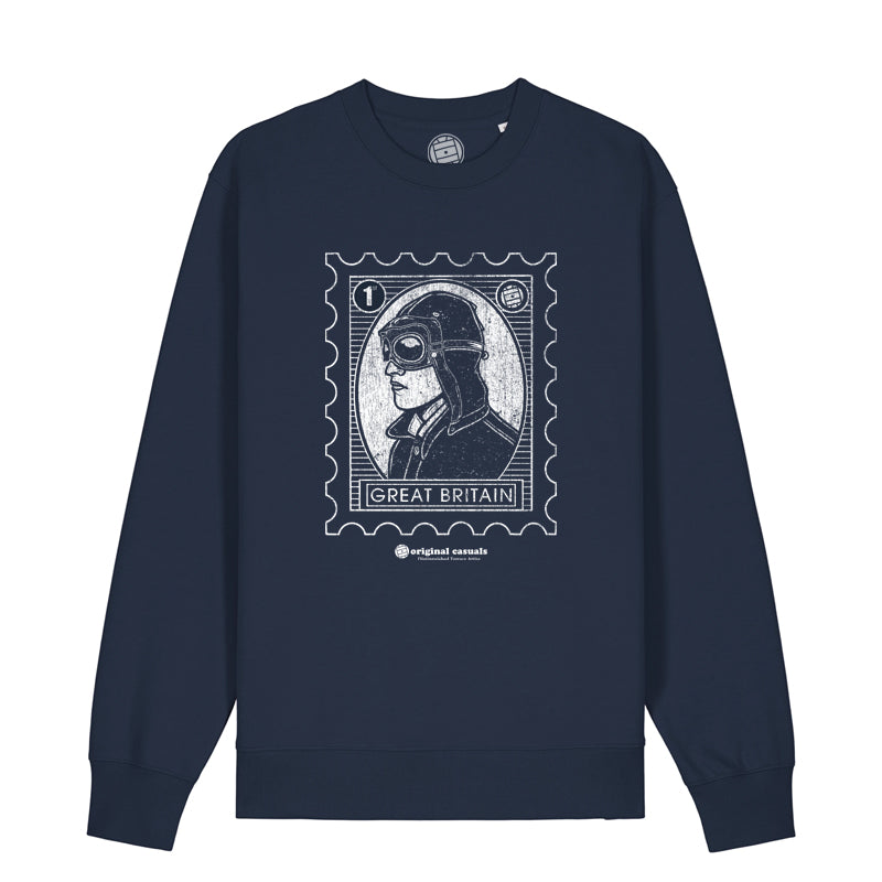 Casual Postage - Navy Sweatshirt