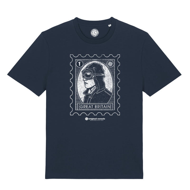 Casual Postage - Navy T-shirt
