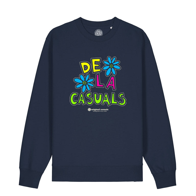De La Casuals - Navy Sweatshirt