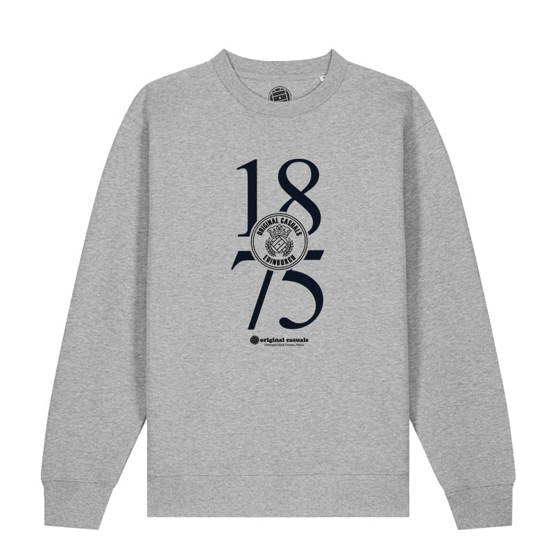 OC Badge - Hibs 1875 - Grey Sweatshirt