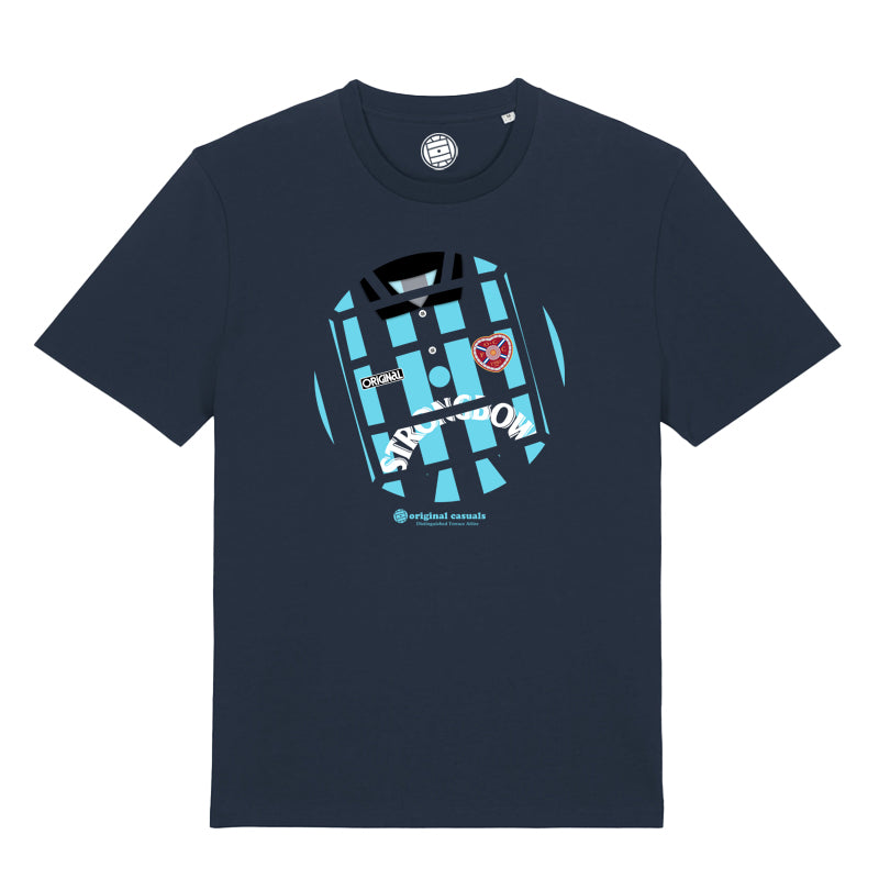 Get Stripped - Hearts Away - Navy T-shirt