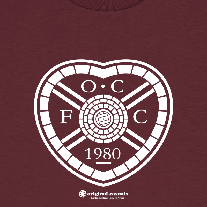 OC Badge - Hearts - Deep Red Sweatshirt