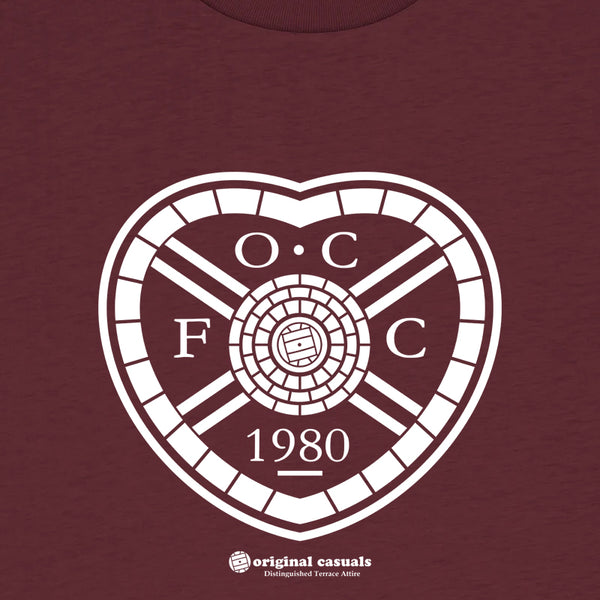 OC Badge - Hearts - Deep Red Sweatshirt