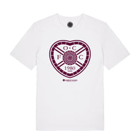OC Badge - Hearts - White T-shirt