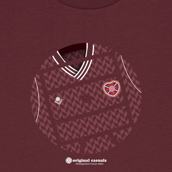 Get Stripped - Hearts Home - Deep Red Sweatshirt