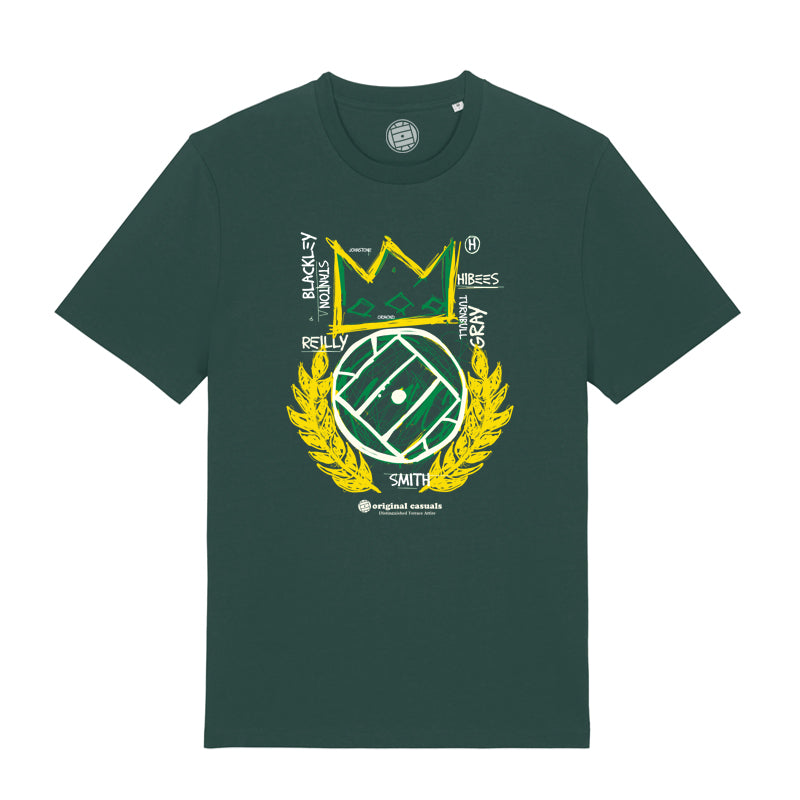 OC Badge - Basquiat Hibs - Glazed Green T-shirt