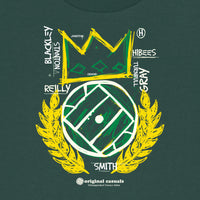OC Badge - Basquiat Hibs - Glazed Green T-shirt