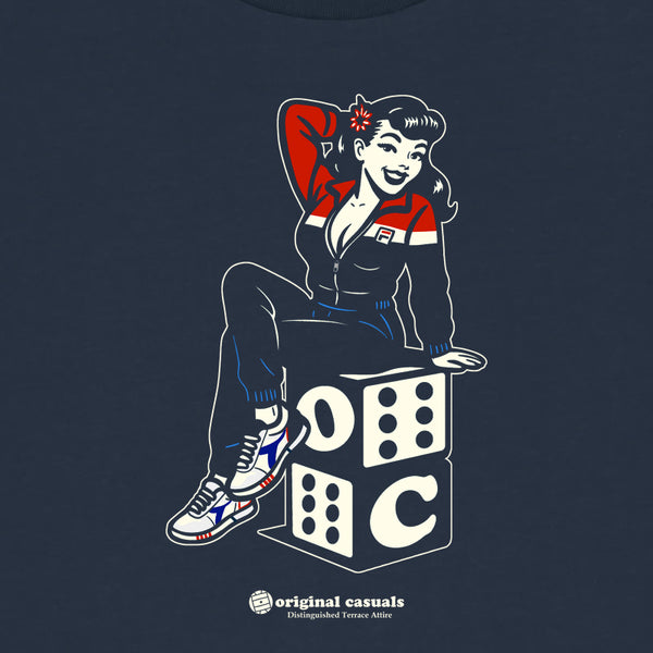 Lady Luck - Navy T-shirt