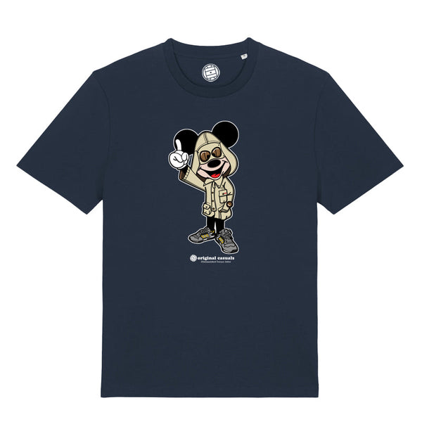 Original Casuals 'Mickey The Casual' Navy T-shirt