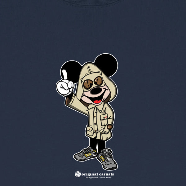 Original Casuals 'Mickey The Casual' Navy Sweatshirt