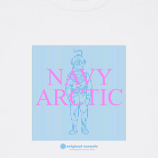 Deep-Sea Casual Strip - White T-shirt