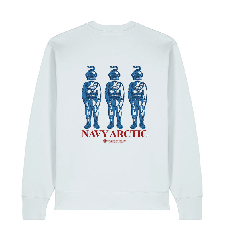 Deep-Sea Casual Triple - Ice Blue Sweatshirt