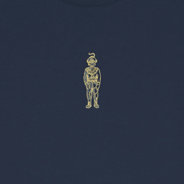 Deep-Sea Casual Triple - Navy T-shirt
