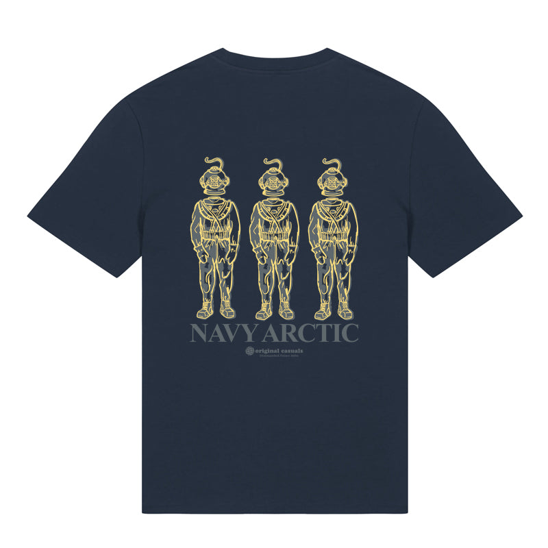 Deep-Sea Casual Triple - Navy T-shirt