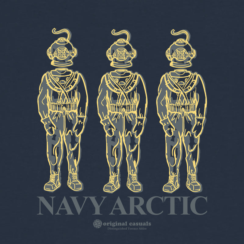 Deep-Sea Casual Triple - Navy T-shirt