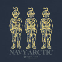 Deep-Sea Casual Triple - Navy T-shirt