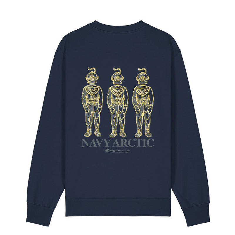 Deep-Sea Casual Triple - Navy Sweatshirt