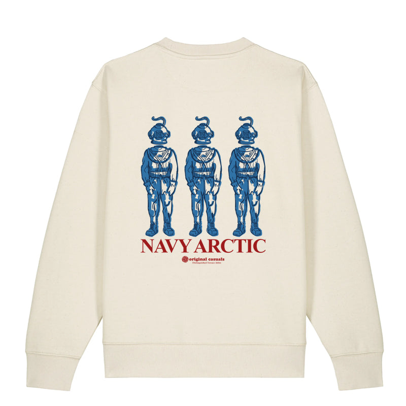 Deep-Sea Casual Triple - Raw Sweatshirt