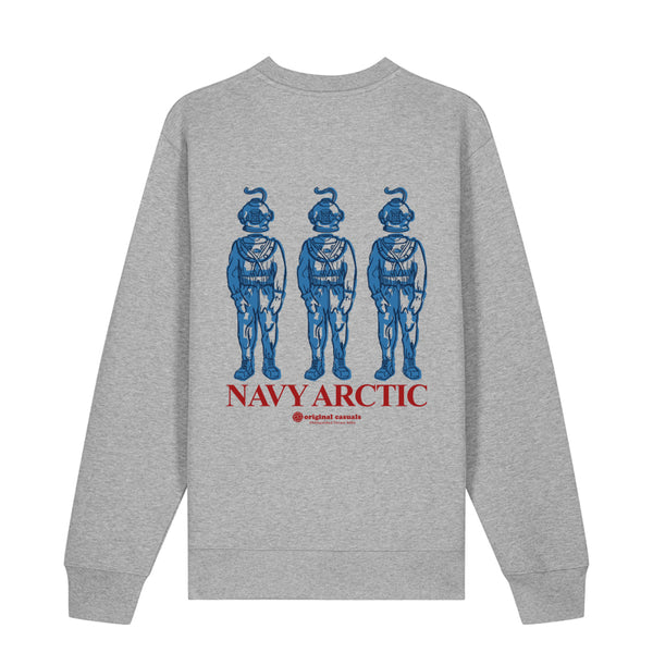 Deep-Sea Casual Triple - Grey Sweatshirt