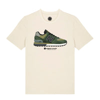 Geometric Icon Collab | Forest Green - Raw T-shirt
