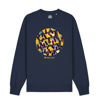 No Piles Ball - Navy Sweatshirt