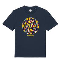 No Piles Ball - Navy T-shirt
