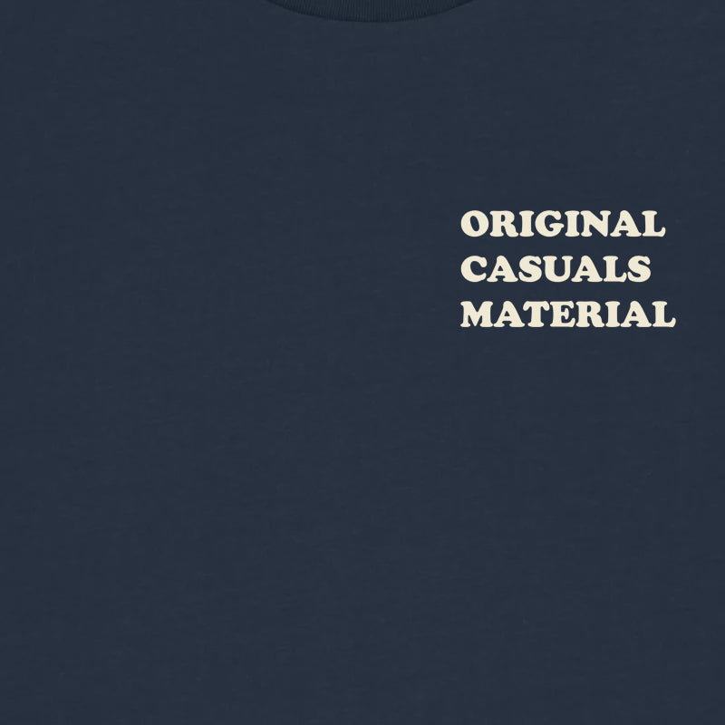 Original Casuals Material - Navy T-shirt
