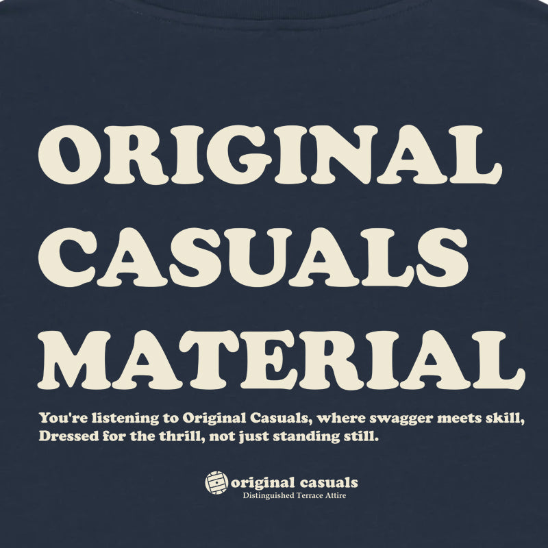 Original Casuals Material - Navy T-shirt