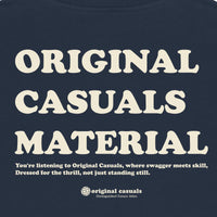 Original Casuals Material - Navy T-shirt