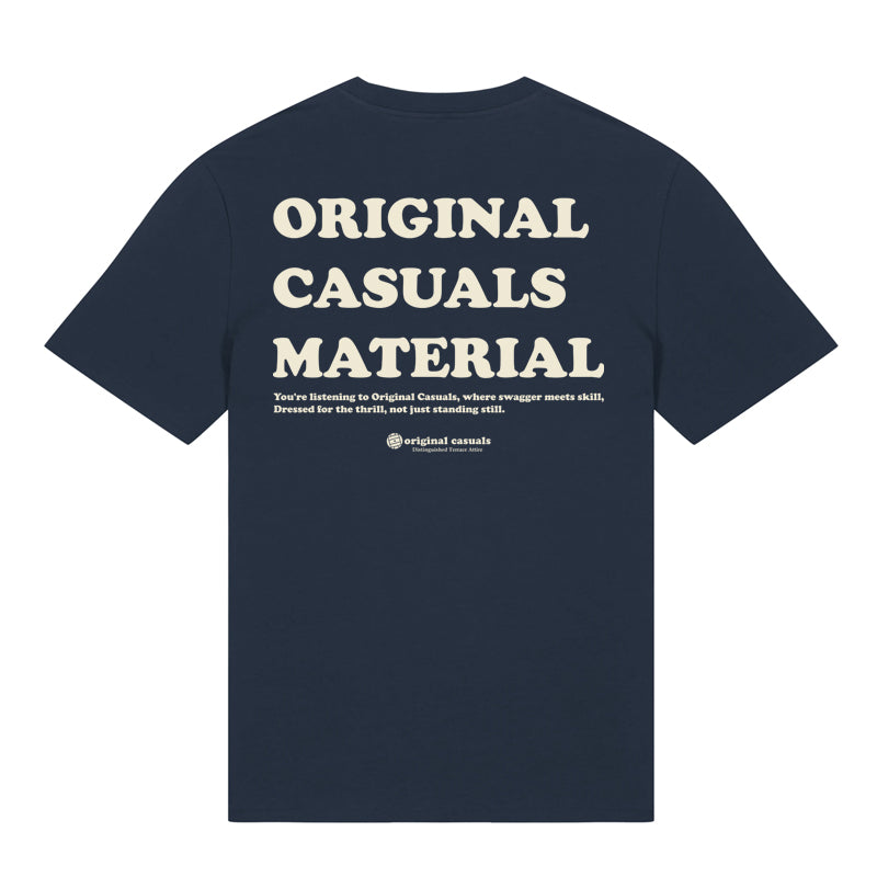 Original Casuals Material - Navy T-shirt