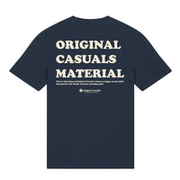 Original Casuals Material - Navy T-shirt