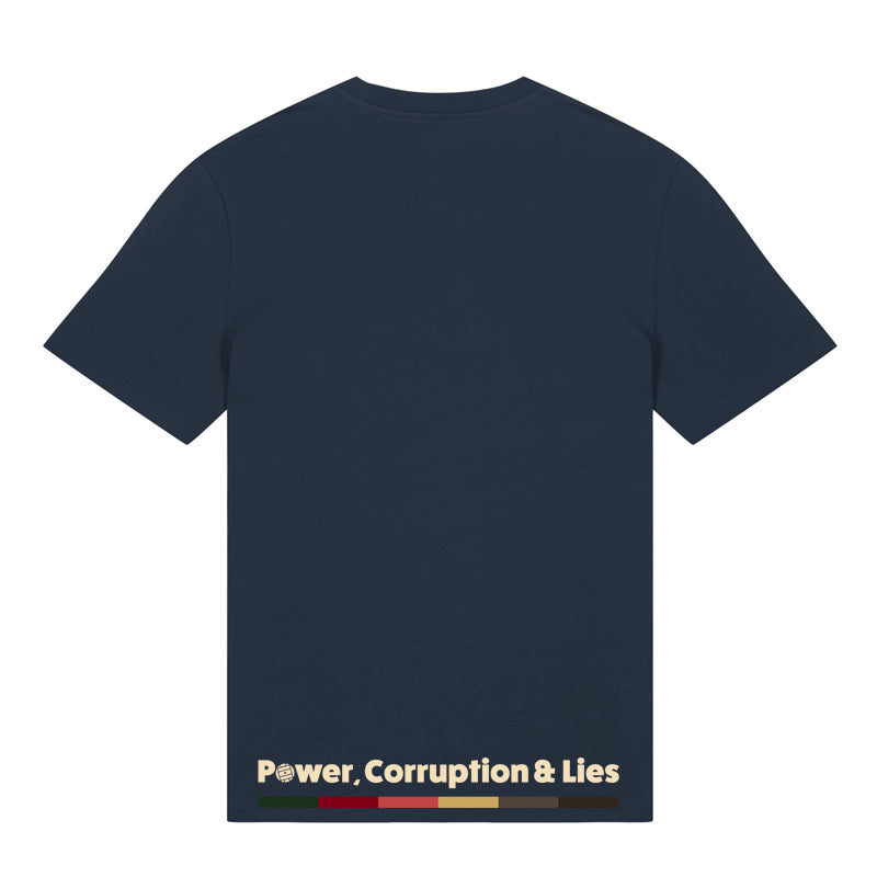 Power, Corruption and Lies - Navy T-shirt