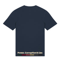 Power, Corruption and Lies - Navy T-shirt