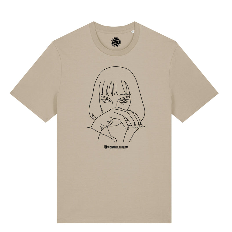 Pulp Linework - Desert Dust T-shirt