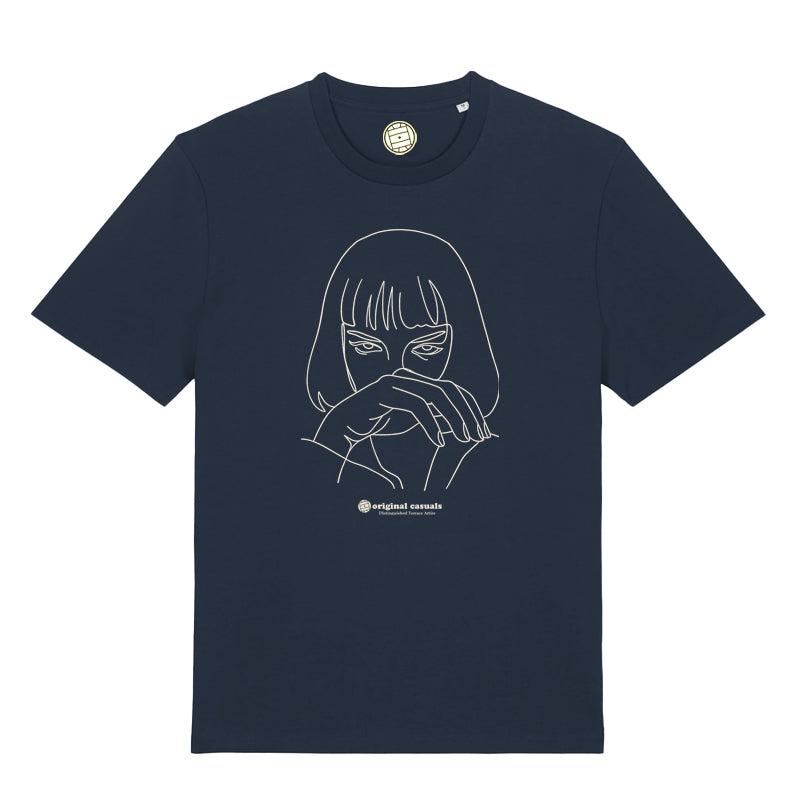 Pulp Linework - Navy T-shirt