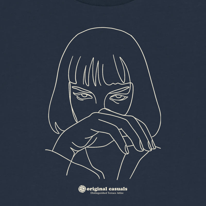 Pulp Linework - Navy T-shirt