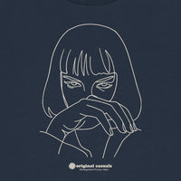 Pulp Linework - Navy T-shirt