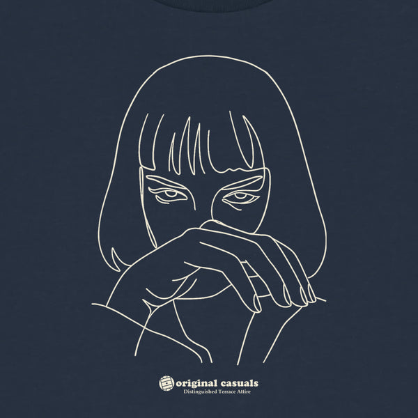 Pulp Linework - Navy T-shirt