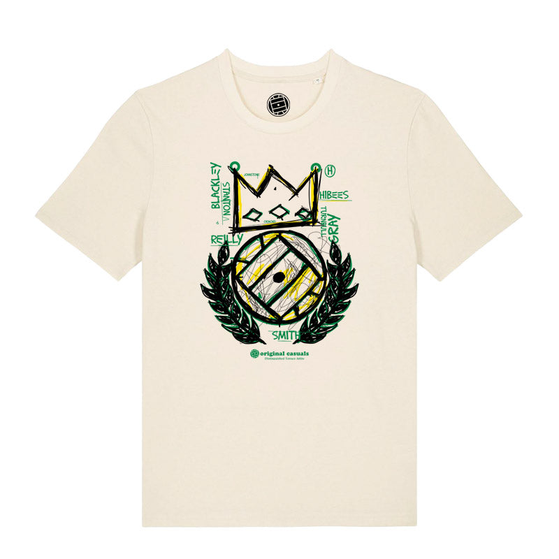 OC Badge - Basquiat Hibs - Raw T-shirt