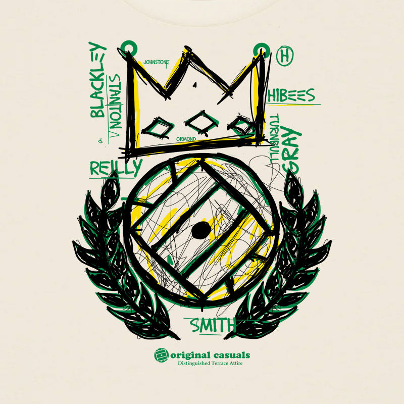 OC Badge - Basquiat Hibs - Raw Sweatshirt